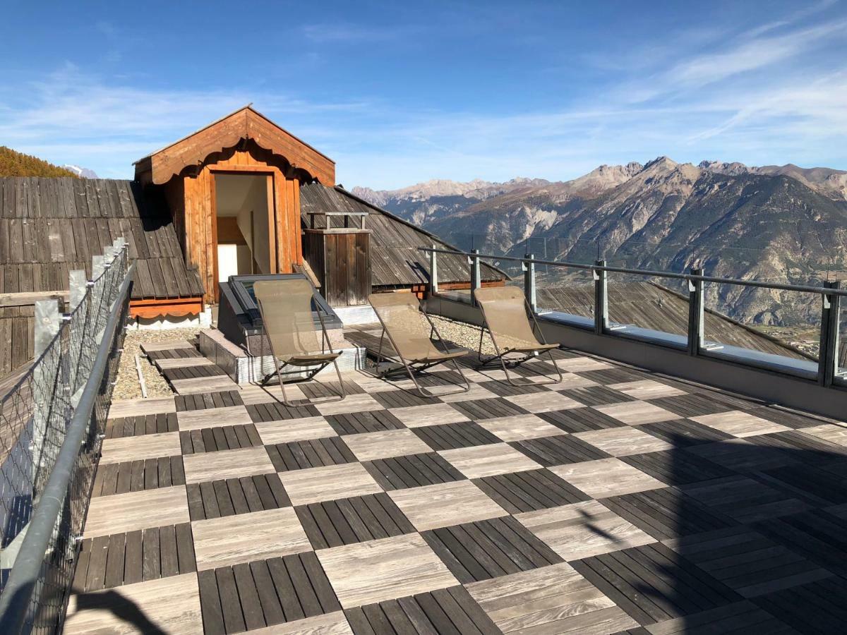 Penthouse "Bond 007" 120 M2 Piscine Sauna Risoul 1850 Luaran gambar