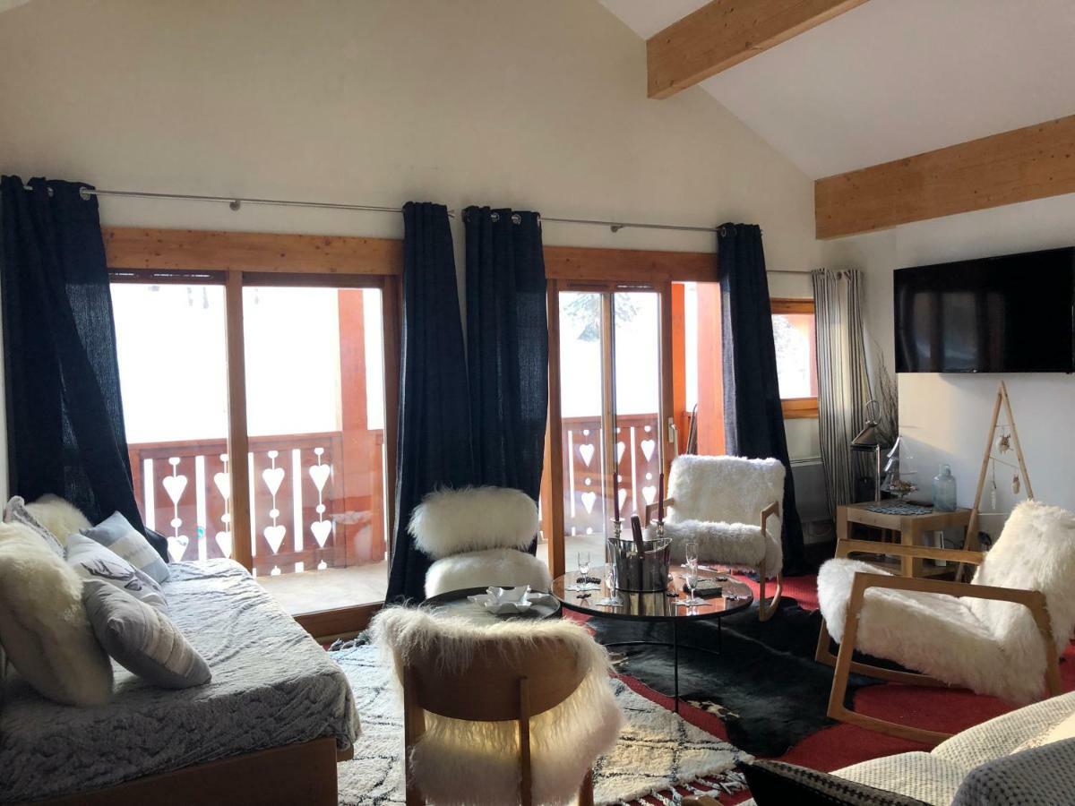 Penthouse "Bond 007" 120 M2 Piscine Sauna Risoul 1850 Luaran gambar
